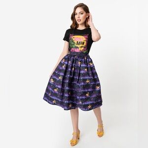 Universal Monsters x Unique Vintage The Wolf Man skirt XS NWT